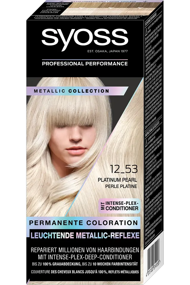 
syoss Permanente Coloration „Metallic Collection“ Platinum Pearl 12_53