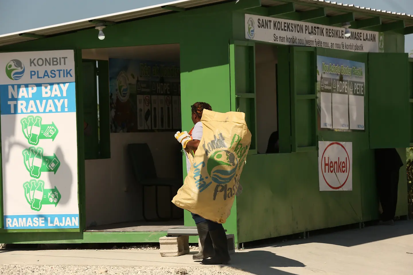 Seit Beginn der Partnerschaft mit Henkel wurden drei Plastic Bank-Sammelcenter in Haiti eröffnet.