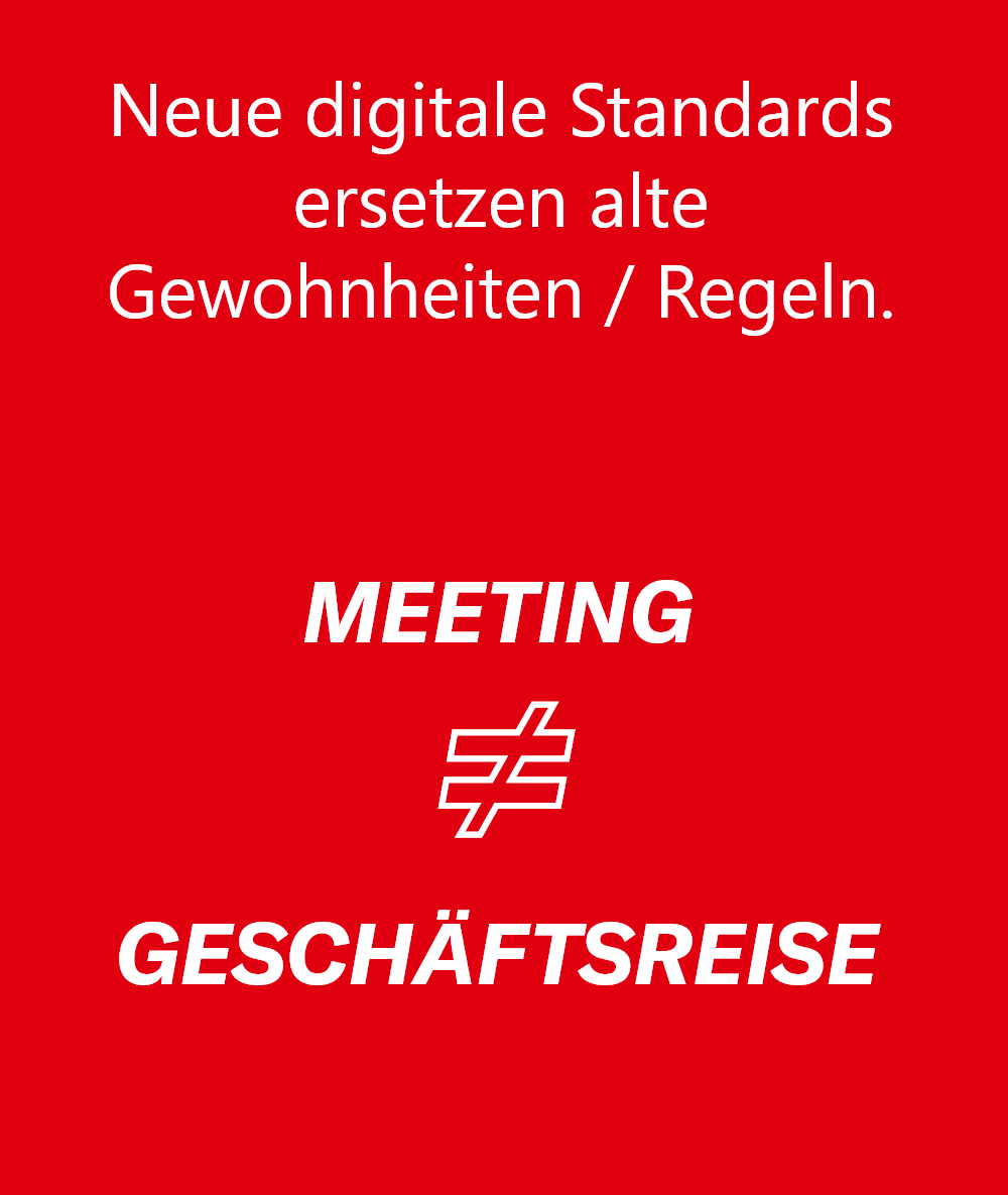 Meeting ist nicht gleich Reise