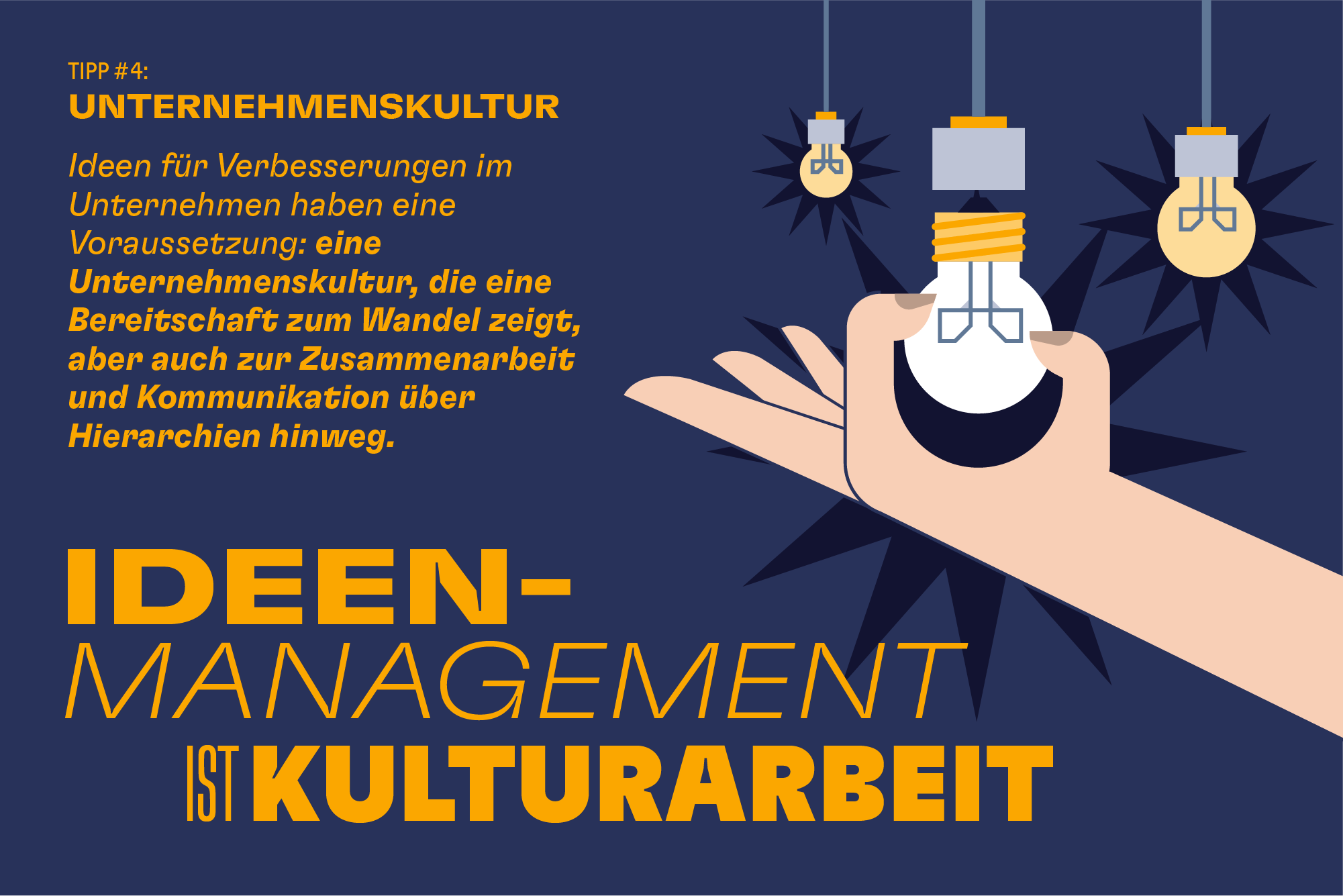 Ideenmanagement - Kulturarbeit