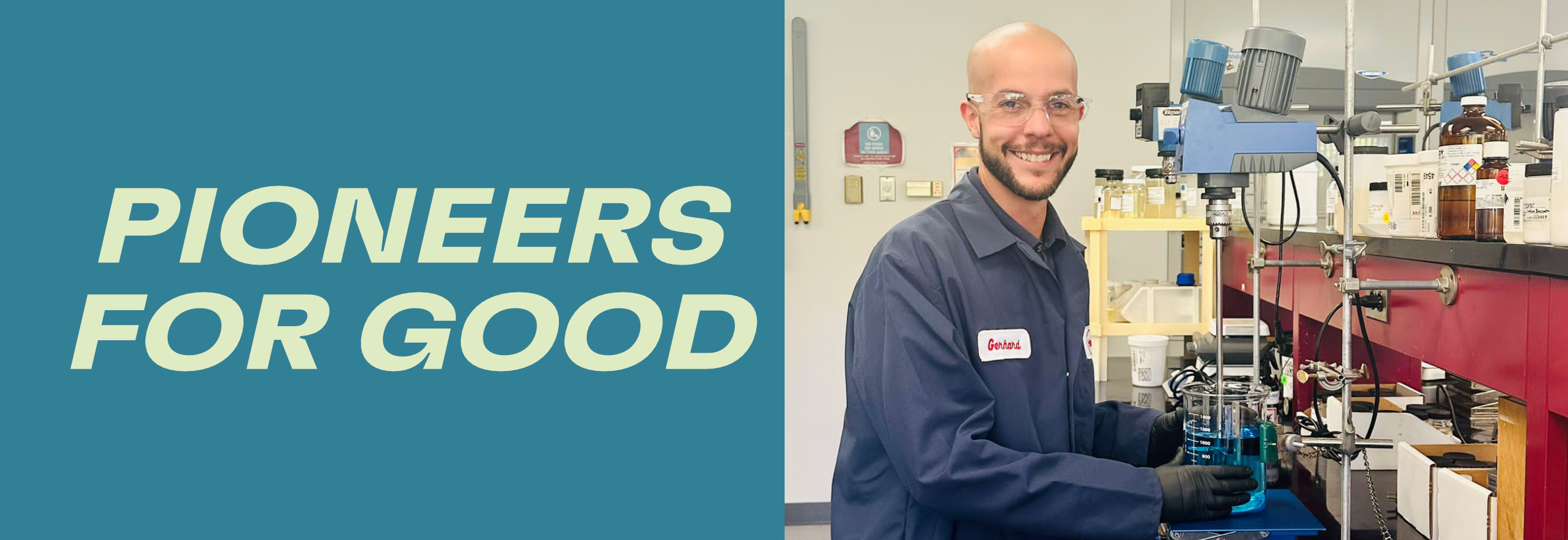 Gerhard Kummerow in the lab