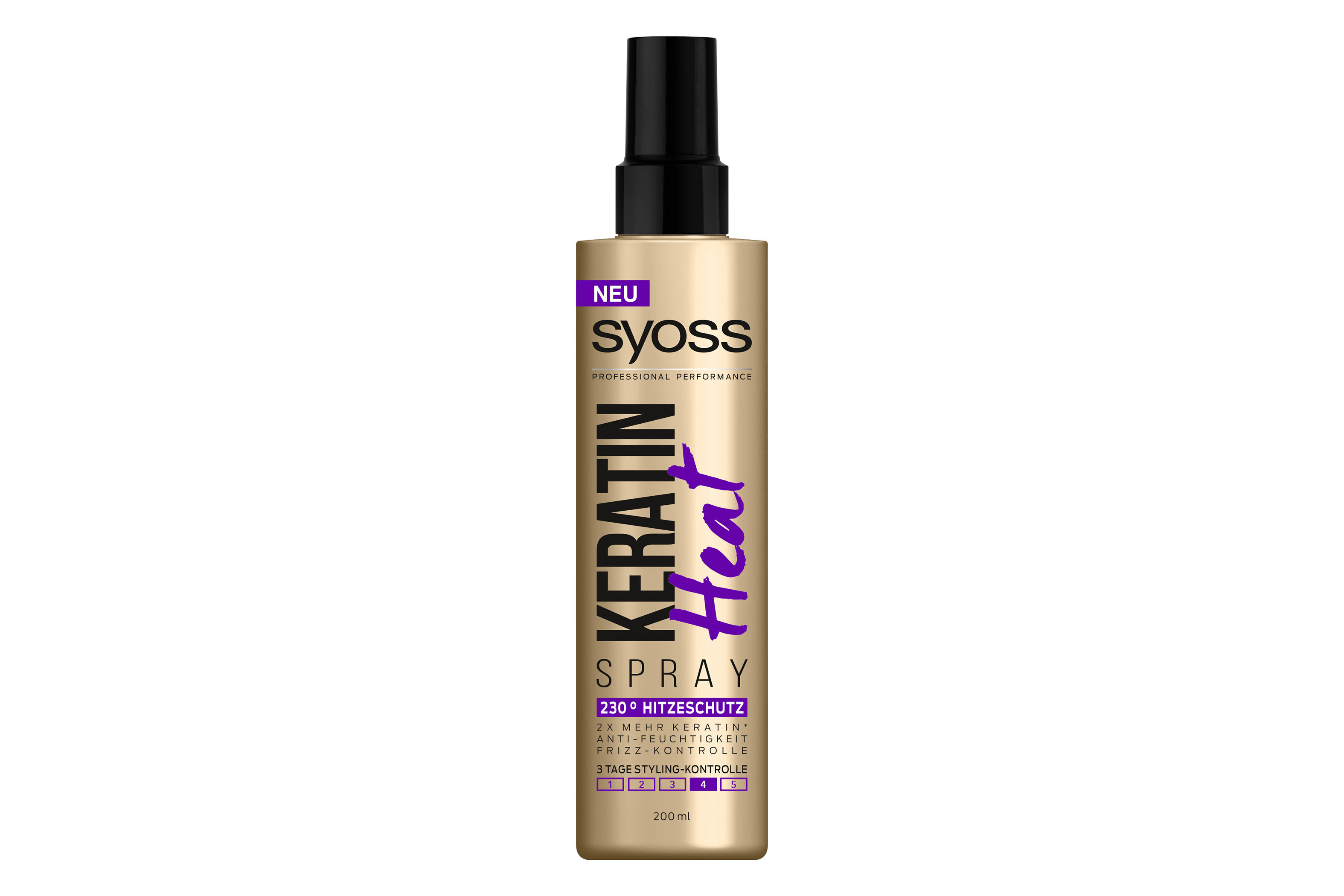 Verlasslicher Hitzeschutz Geschmeidigkeit Und Styling Kontrolle Das Neue Syoss Keratin Heat Spray