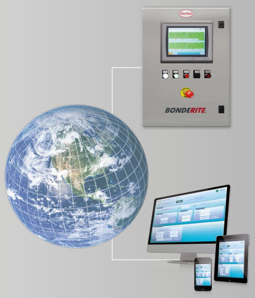 Henkel’s Bonderite E-CO DMC metal pretreatment process control system provides access for remote devices