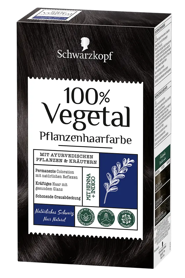 Schwarzkopf 100% Vegetal Natürliches Schwarz