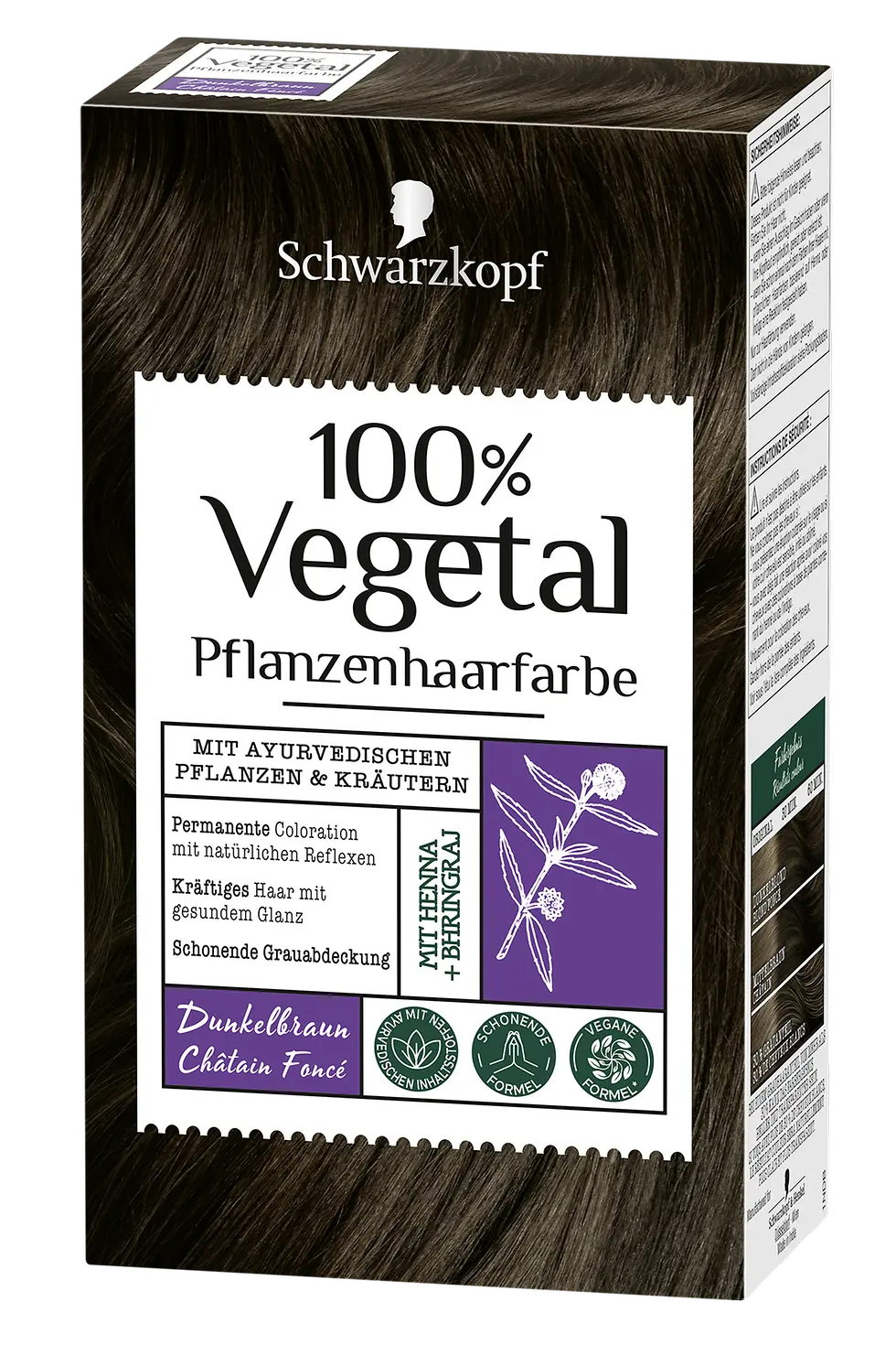 Schwarzkopf 100% Vegetal Dunkelbraun