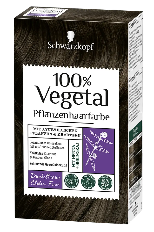 Schwarzkopf 100% Vegetal Dunkelbraun