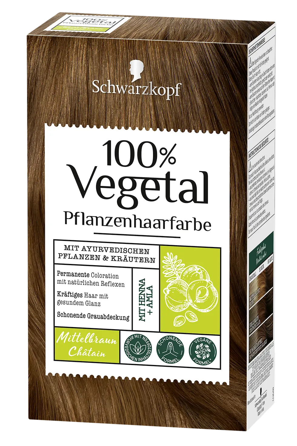 Schwarzkopf 100% Vegetal Mittelbraun