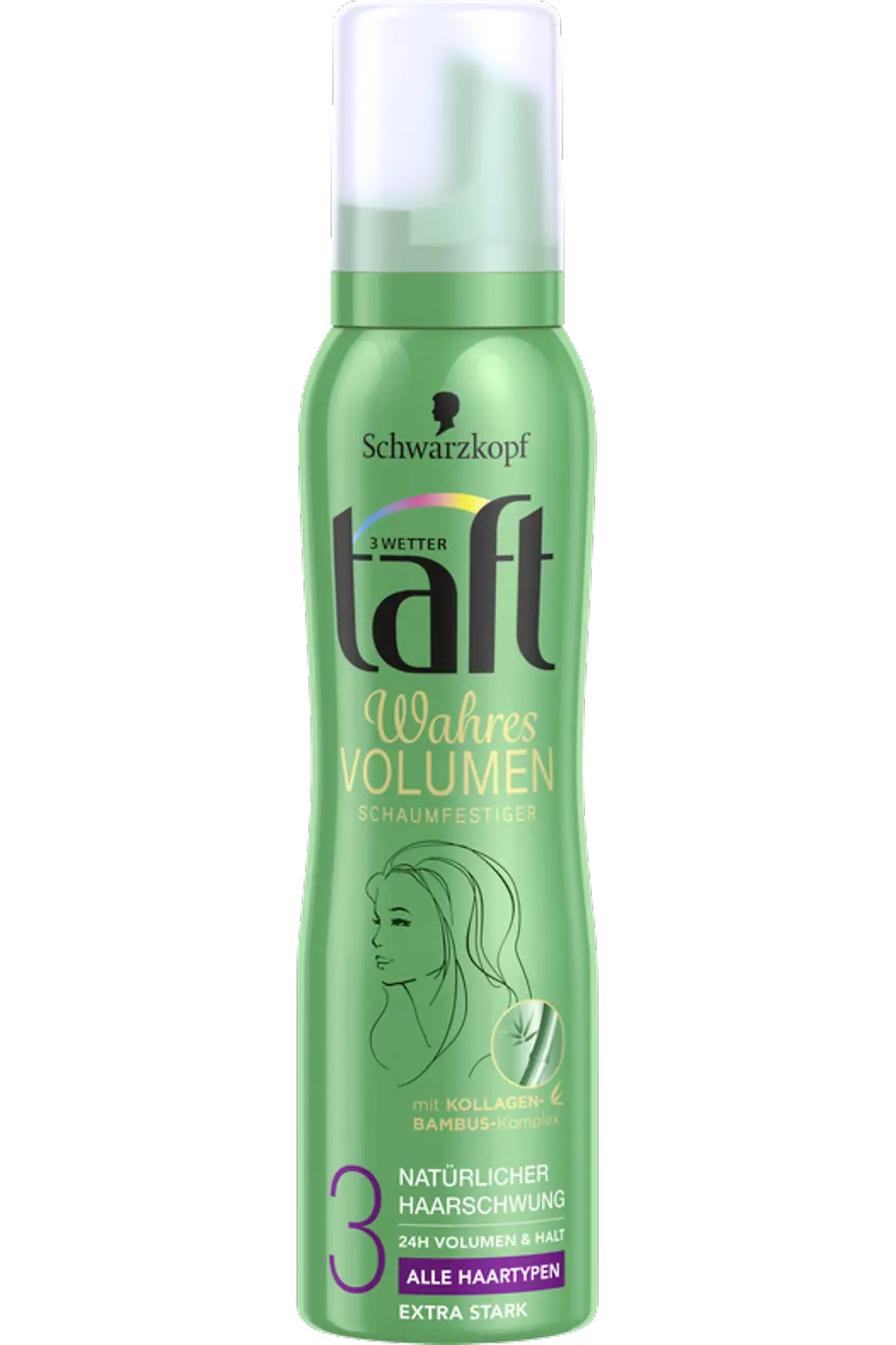 Taft Wahres Volumen Schaumfestiger Natürlicher Haarschwung