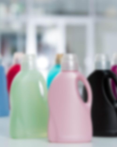 Perwoll reycling bottles