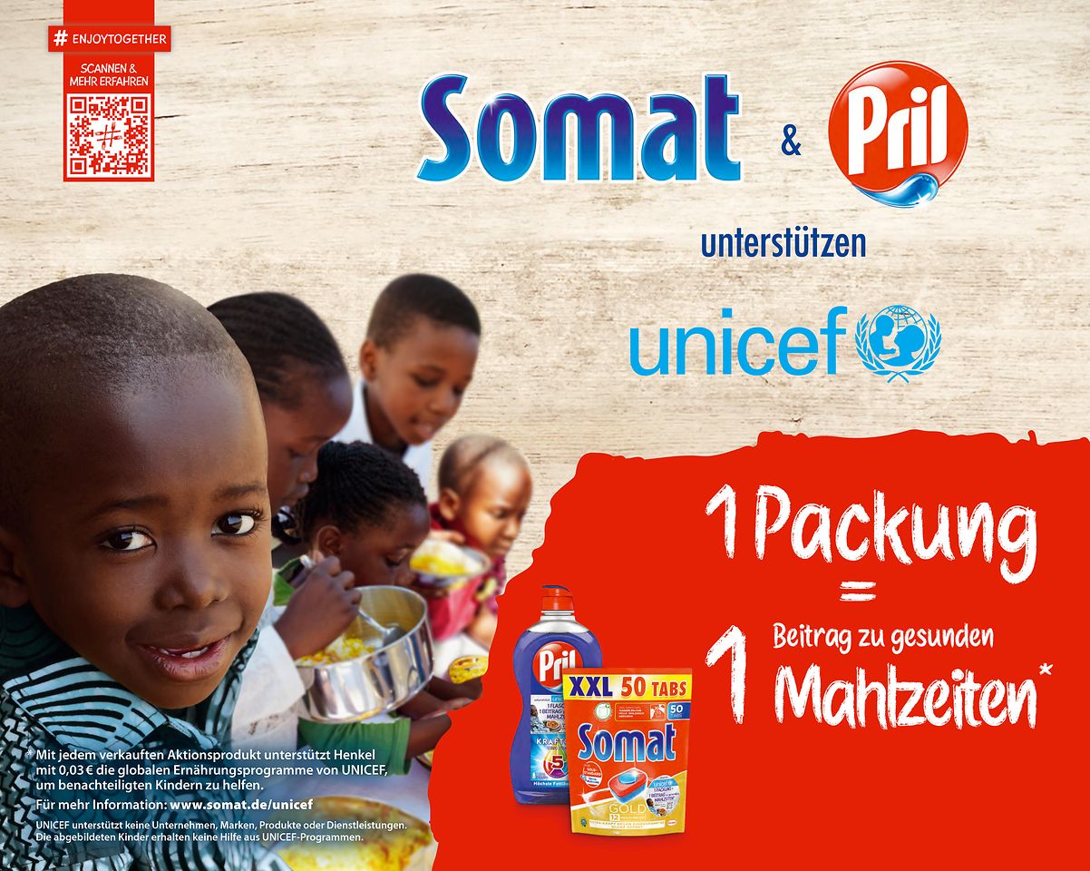 Die neue Promotion Pril Somat UNICEF