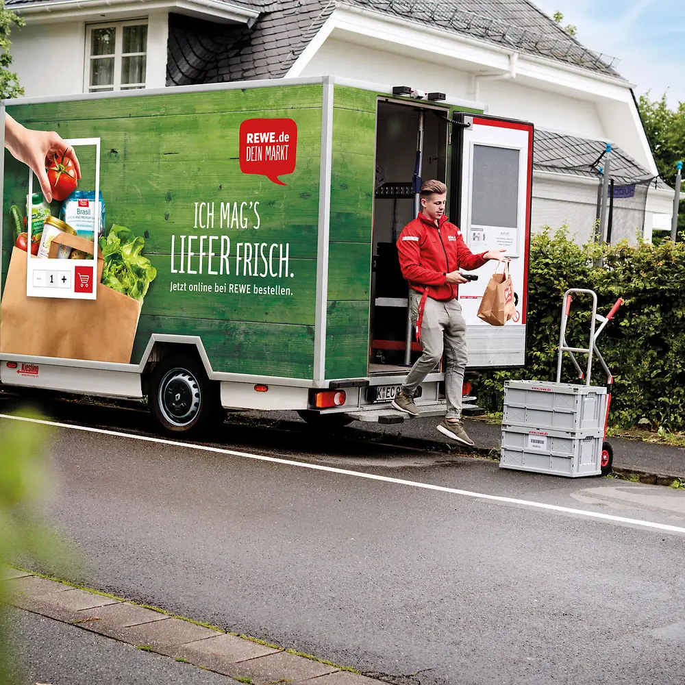 Supermarkt-Lieferservice