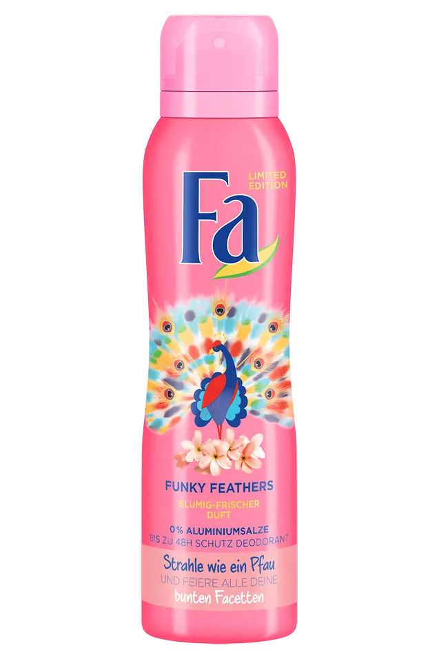 Fa Funky Feathers bis zu 48h Schutz Deodorant