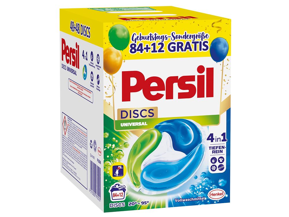 Die neue Persil-DISCS Universal Geburtstagsedition.