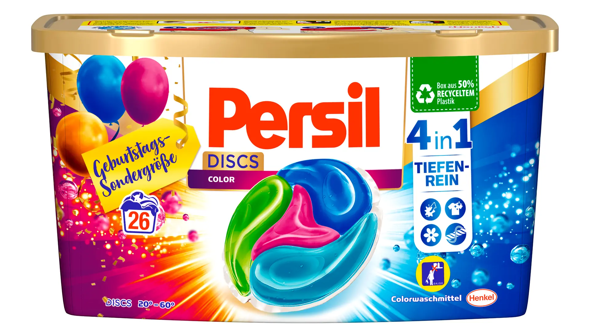 Die neue Persil-DISCS Geburtstagsedition
