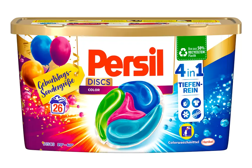 Die neue Persil-DISCS Geburtstagsedition