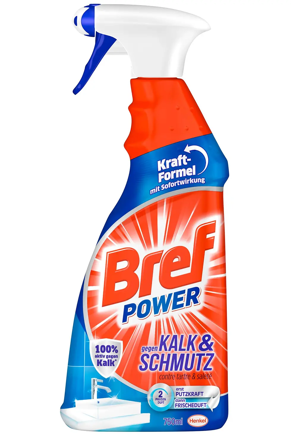 Das neue Bref Power gegen Kalk & Schmutz.
