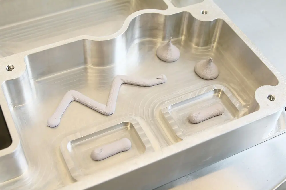 Ergebnis nach Dosierversuch mit Bergquist TGF 7000 bei Bdtronic. 