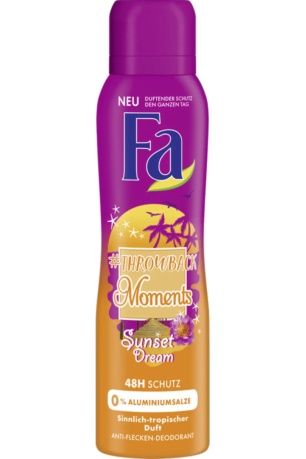 Fa #Throwback Moments Sunset Dream Anti-Flecken-Deodorant