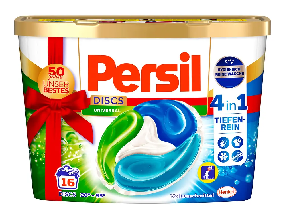 Für kraftvolle Fleckenentfernung: Persil Discs 