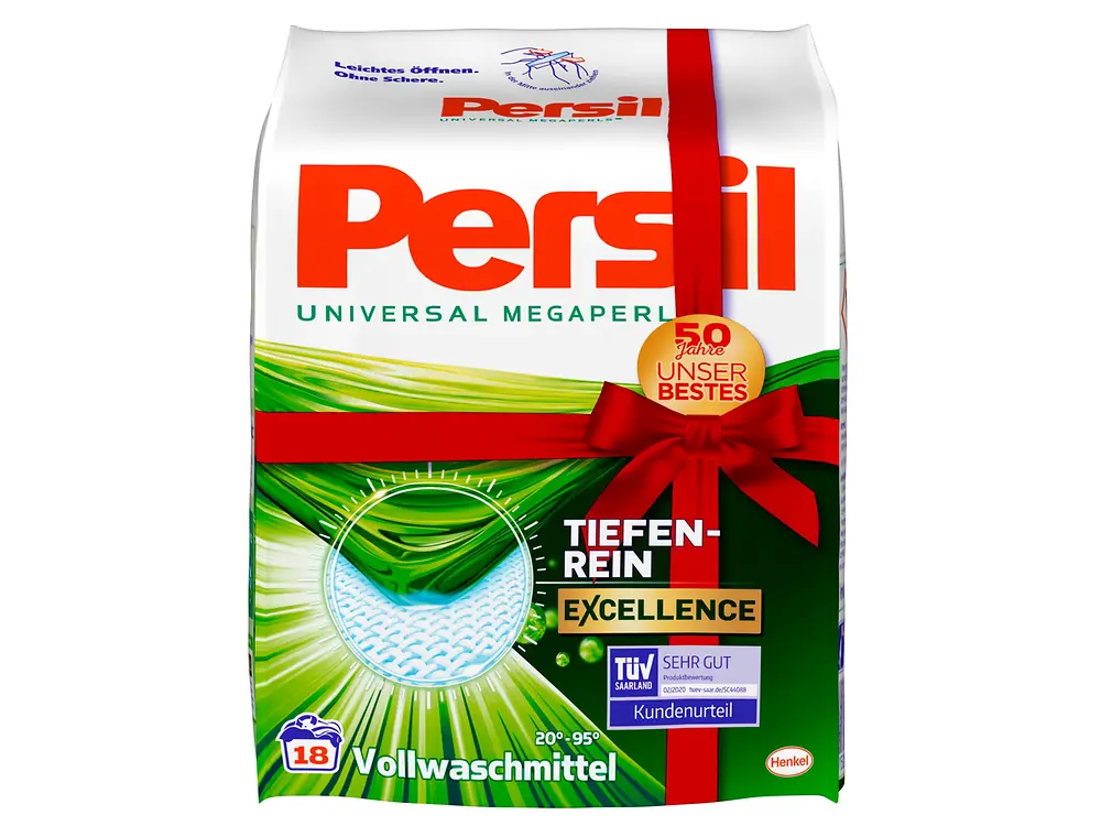 Die Persil Megaperls sind Teil der „Unser Bestes“-Aktion
