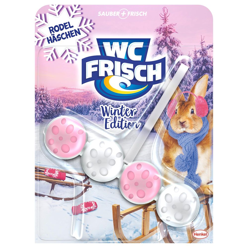 WC Frisch Winter-Edition Rodelhäschen