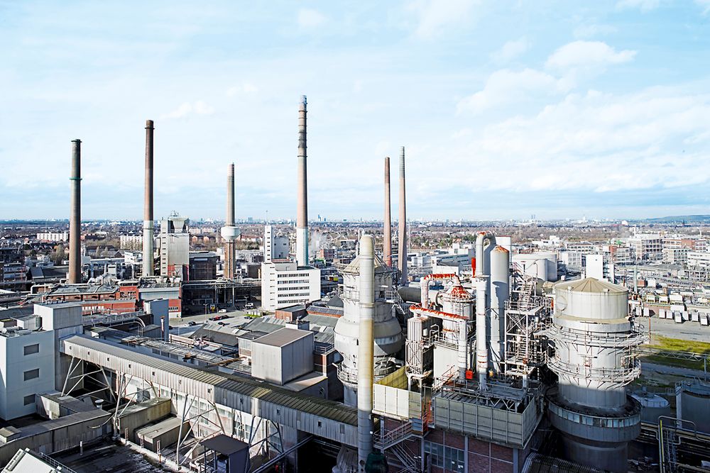 Henkel-Produktionsstandort in Düsseldorf, Deutschland