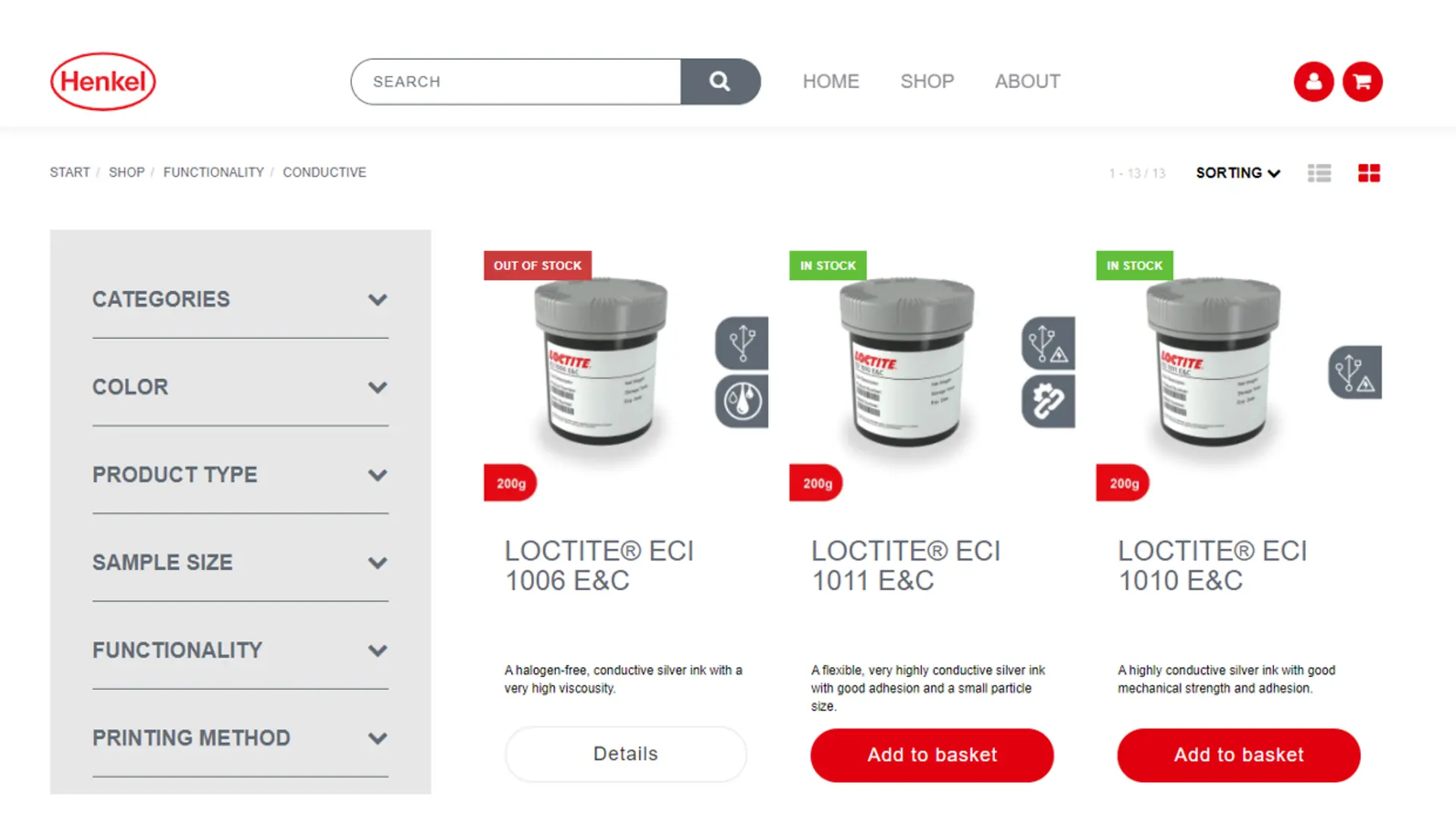 Henkel vereinfacht und beschleunigt mit dem Online-Shop den Zugang für Kunden zu Produktmustern von hochleistungsfähigen Tinten und Lacken.