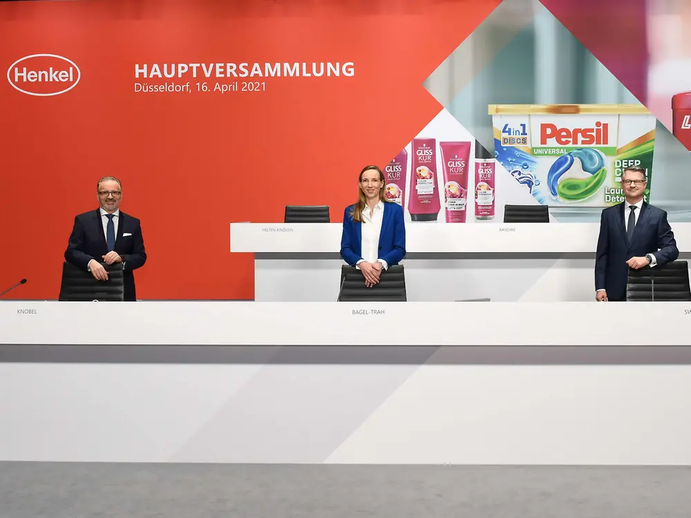 
Virtuelle Hauptversammlung 2021 von Henkel