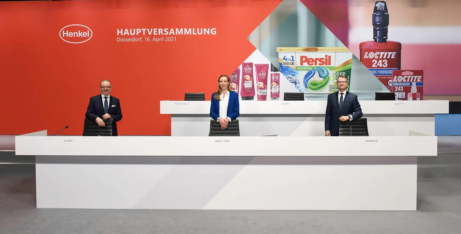 
Virtuelle Hauptversammlung 2021 von Henkel