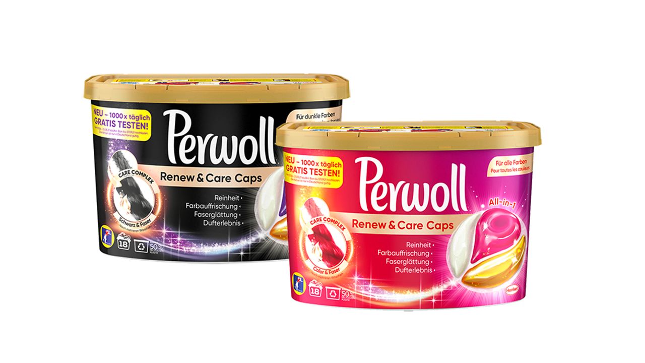 Pflege, was du liebst mit den neuen Perwoll Renew & Care Caps