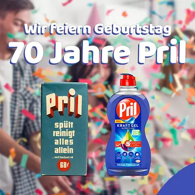 Wir feiern Geburtstag: 70 Jahre Pril