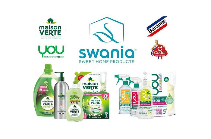 Svania-Produkte und Logos 
