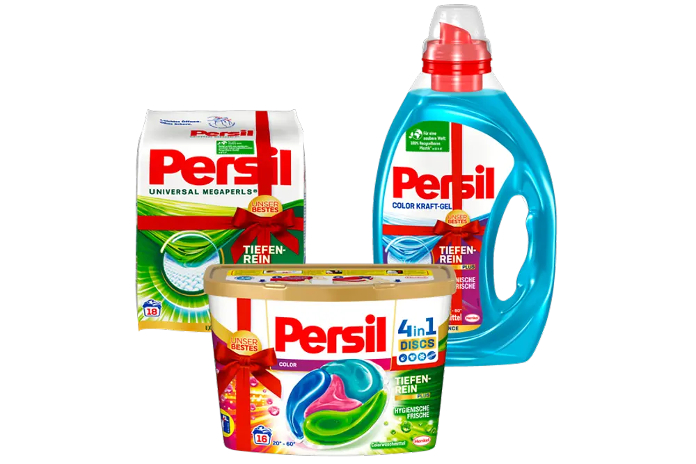 Persil „Unser Bestes“ mit roter Schleife 