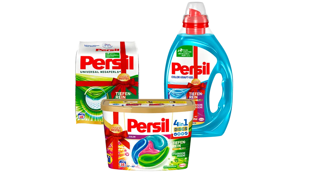 Persil „Unser Bestes“ mit roter Schleife 