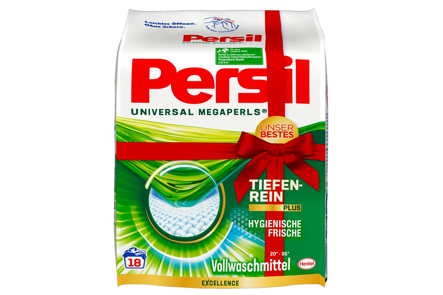 Persil Universal Megaperls „Unser Bestes“ mit roter Schleife 