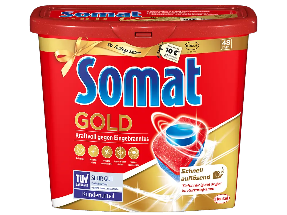 Somat Gold Tabs XXL-Festtags-Edition mit 10 Euro Gutschein