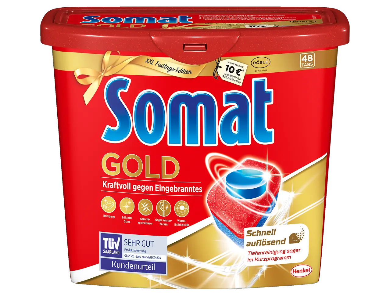 Somat Gold Tabs XXL-Festtags-Edition mit 10 Euro Gutschein