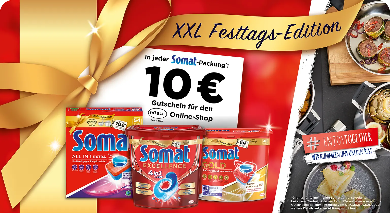 Somat XXL-Festtags-Edition mit 10 Euro Gutschein