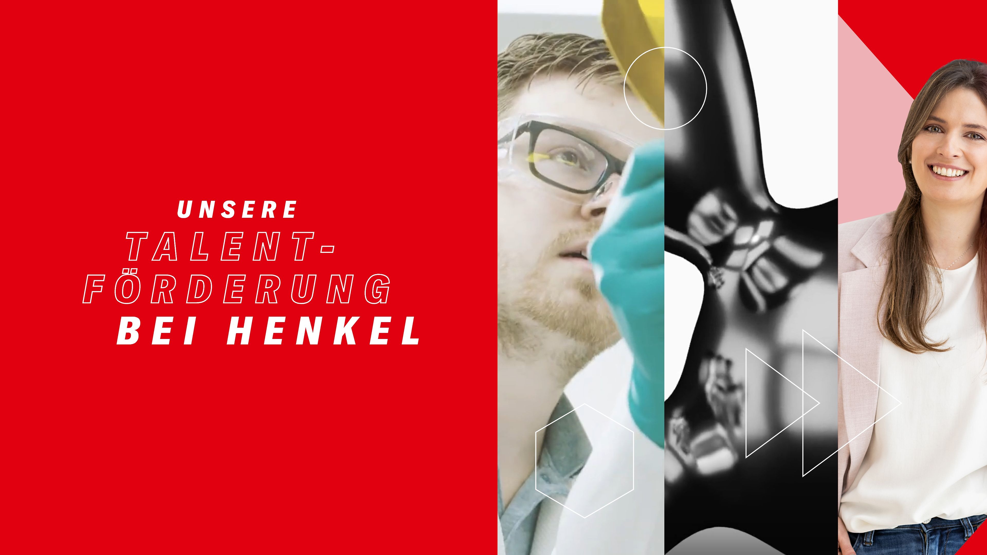 Collage und Einblicke in die drei verschiedenen Talentprogramme bei Henkel.