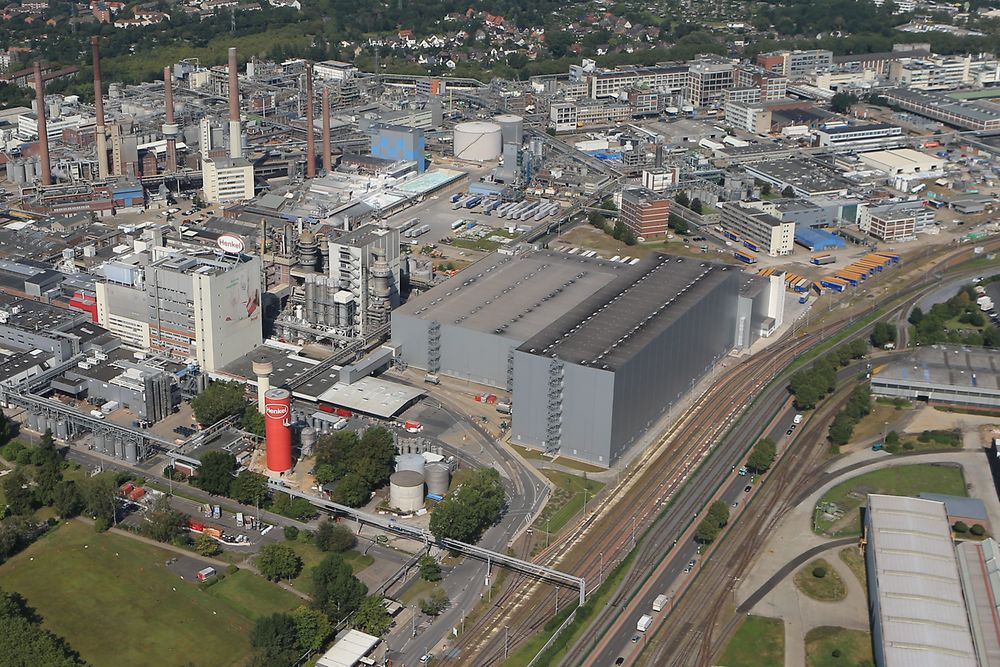 Zentrallager Laundry & Home Care am Standort in Düsseldorf (Deutschland)