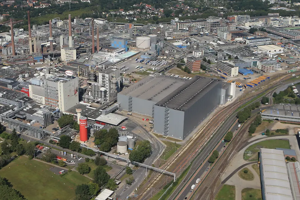 Zentrallager Laundry & Home Care am Standort in Düsseldorf (Deutschland)