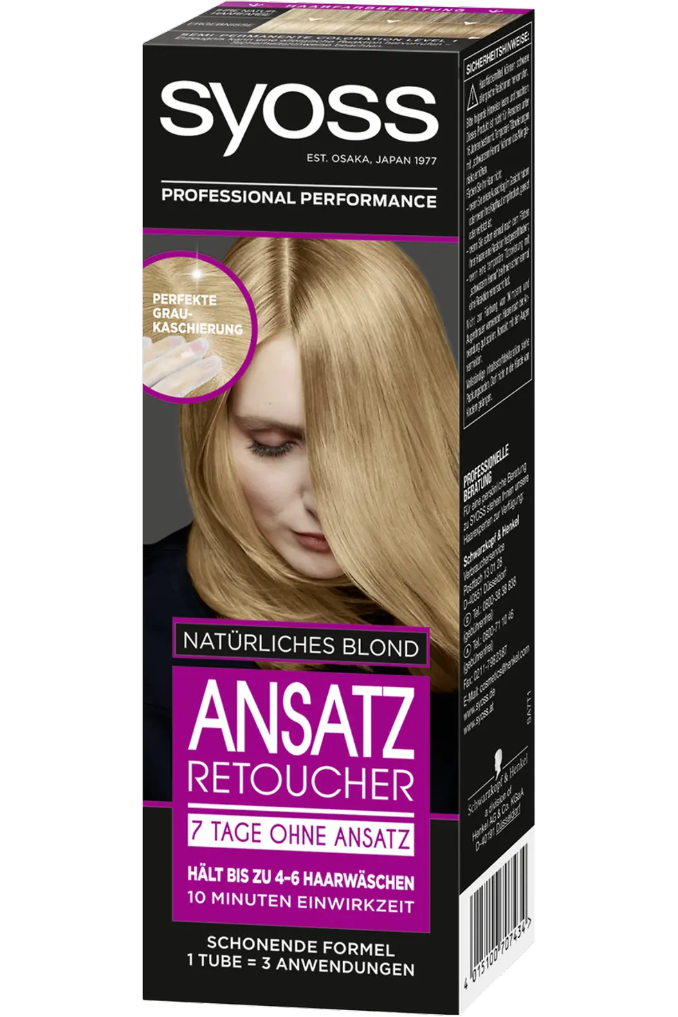 Syoss Ansatz Retoucher 7 Tage ohne Ansatz