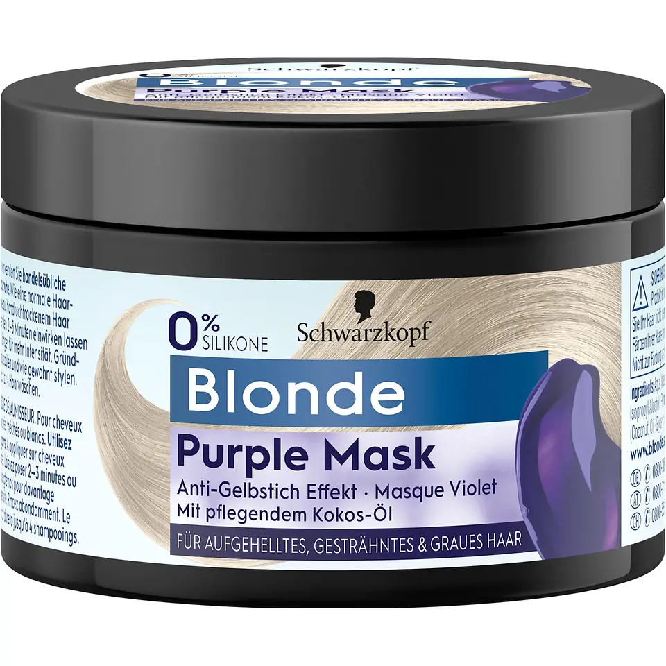 
Blonde Purple Mask, Tönungs­maske mit Anti-Gelbstich-Effekt