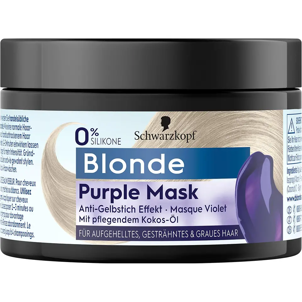 
Blonde Purple Mask, Tönung­maske mit Anti-Gelbstich-Effekt