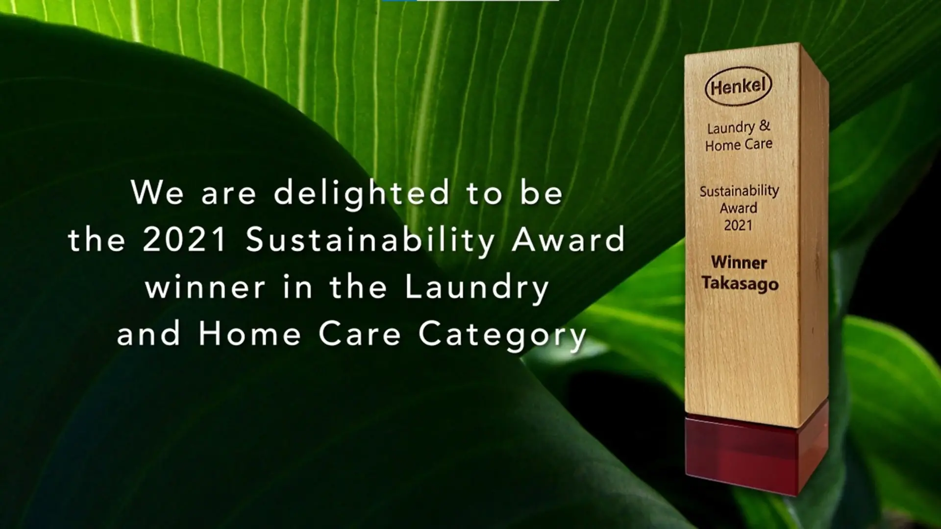 
Takasago erhält den ersten Platz für den „Sustainability Award“ von Laundry & Home Care.
