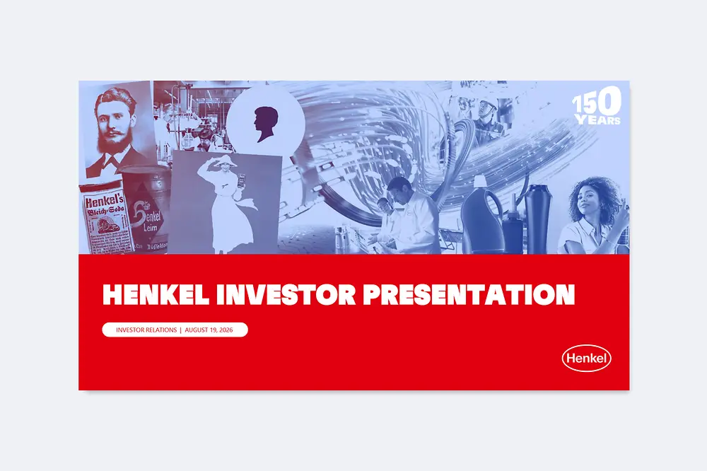 Henkel Roadshow Presentation (Cover)