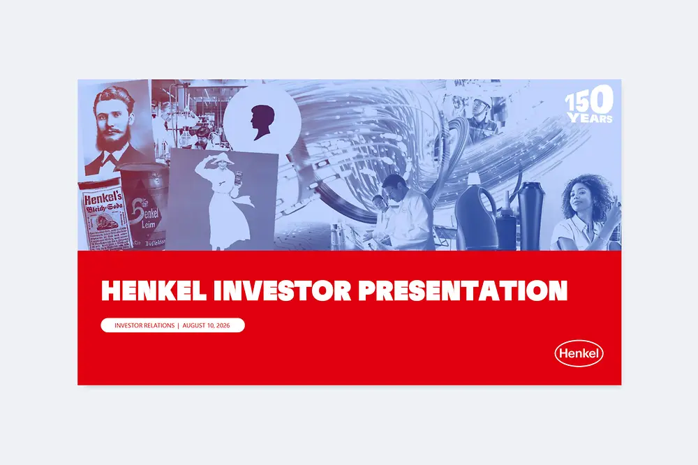 Henkel Roadshow Presentation (Cover)