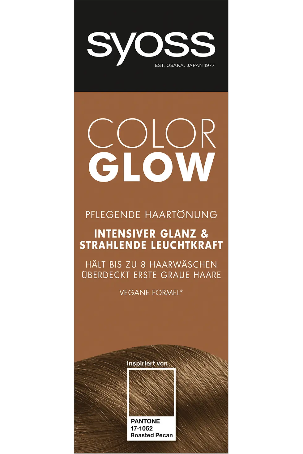 Syoss Inspired by Pantone Color Glow, PANTONE 17-1052 Roasted Pecan