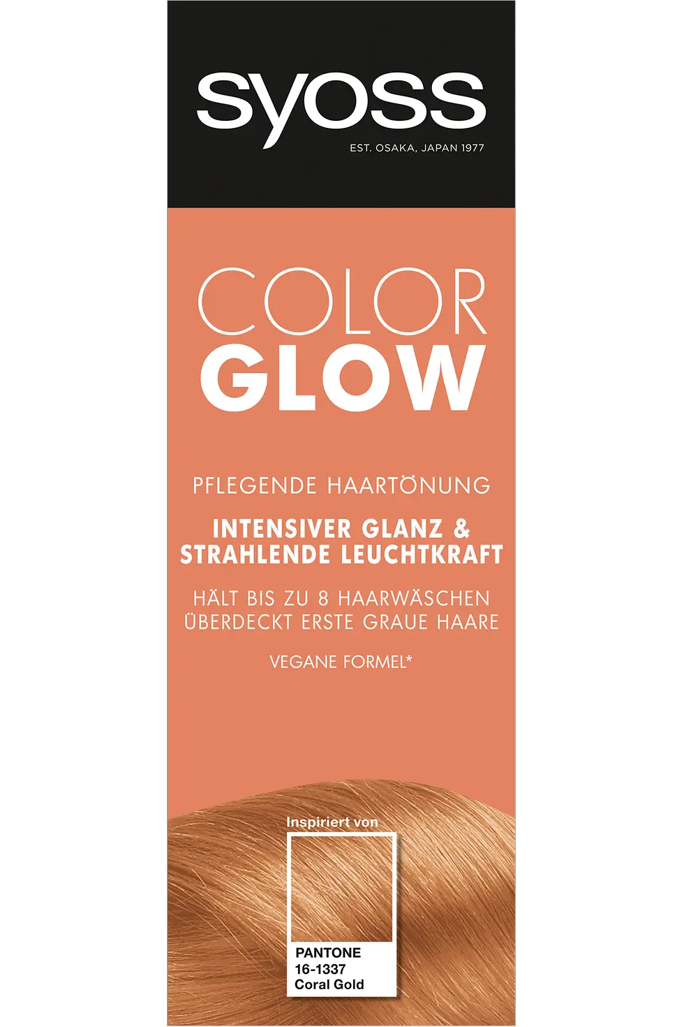 Syoss Inspired by Pantone Color Glow, PANTONE 16-1337 Coral Gold