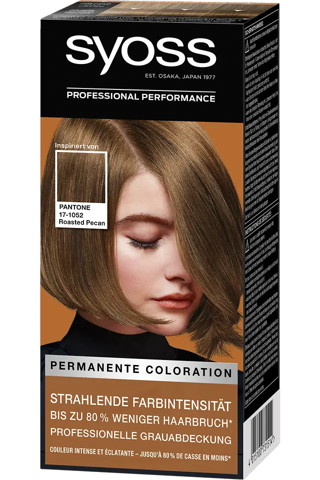 Syoss Inspired by Pantone Baseline, PANTONE 17-1052 Roasted Pecan